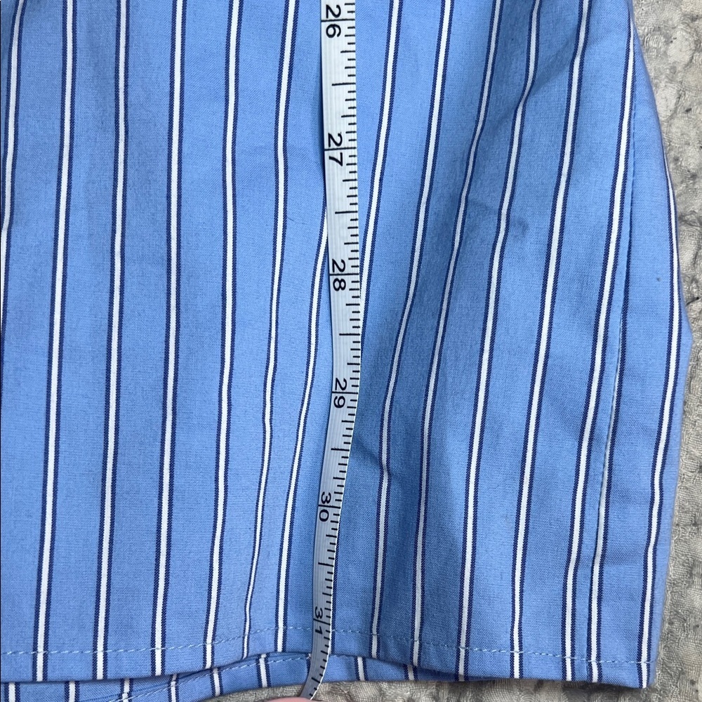Abercrombie & Fitch women’s Light Blue Striped mini dress size SP - Picture 7 of 9